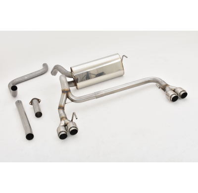 Sistema De Catback De 63,5 Mm Con Salida De Escape Izquierdo Y Derecho Friedrich Opel Astra J 5-Puertas  Desde Año: 2012  2.0l C