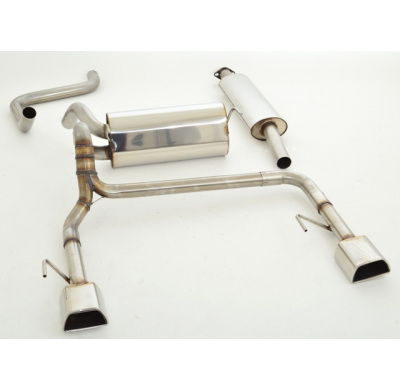 Sistema De Catback De 63,5 Mm Con Salida De Escape Izquierdo Y Derecho Friedrich Opel Astra J Sportstourer  Desde Año: 2010  1.4