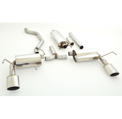 Sistema De Catback De 63,5 Mm Con Salida De Escape Izquierdo Y Derecho Friedrich Opel Signum  Desde Año: 2003  1.8l 16v 90/103kw