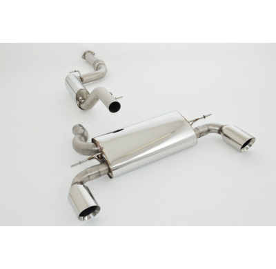 Catback-System De 76 Mm Con Salida De Escape Izquierdo Y Derecho Friedrich Ford Focus Ii Rs + Rs 500  Desde Año: 2009  2.5l Turb