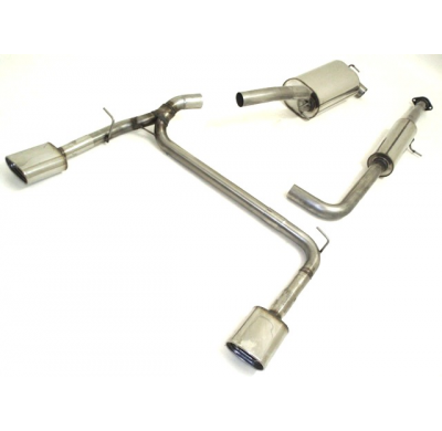 Sistema De Catback De 63,5 Mm Con Salida De Escape Izquierdo Y Derecho Friedrich Ford Focus Ii Cc  Desde Año: 10/2006  1.6l 16v