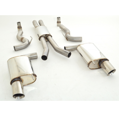 Catback-System De 76 Mm Con Salida De Escape Izquierdo Y Derecho Friedrich Ford Mustang Vi Coupe  Desde Año: 2015  5.0l V8 310kw