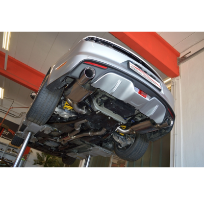 Sistema De Catback De 76 Mm Con Salida De Escape Izquierdo Y Derecho Con Control De Solapa Friedrich Ford Mustang Vi Cabrio  Des