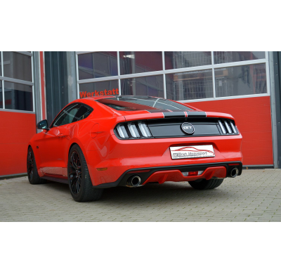 Sistema De Catback De 76 Mm Con Salida De Escape Izquierdo Y Derecho Con Control De Solapa Friedrich Ford Mustang Vi Coupe  Desd