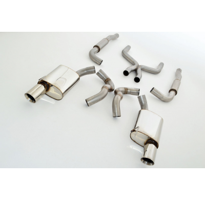 Catback-System De 76 Mm Con Salida De Escape Izquierdo Y Derecho Friedrich Ford Mustang V (S197) Coupe & Cabrio  Año: 2004-2009