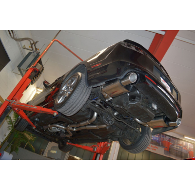 Sistema De Catback De 76 Mm Con Salida De Escape Izquierdo Y Derecho Con Control De Solapa Friedrich Ford Mustang V Facelift (S1