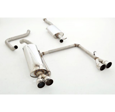 Sistema De Catback De 63,5 Mm Con Salida De Escape Izquierdo Y Derecho Friedrich Ford Escort  Año: 10/92-98 Hatchback & Cabrio