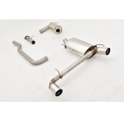 Sistema De Catback De 63,5 Mm Con Salida De Escape Izquierdo Y Derecho Friedrich Ford Fiesta Jas/Jbs  Año: 95-2001  1.25l 16v 55