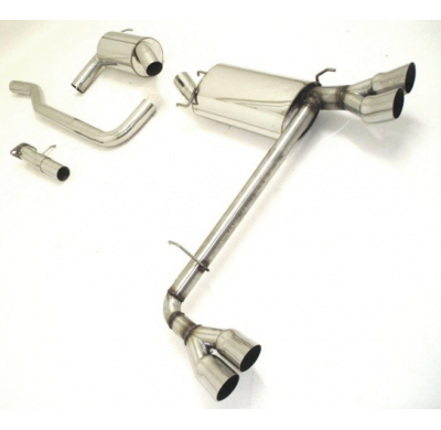 Sistema De Catback De 63,5 Mm Con Salida De Escape Izquierdo Y Derecho Friedrich Ford Puma  Año: 97-2001  1.4l 16v 66kw / 1.6l 1