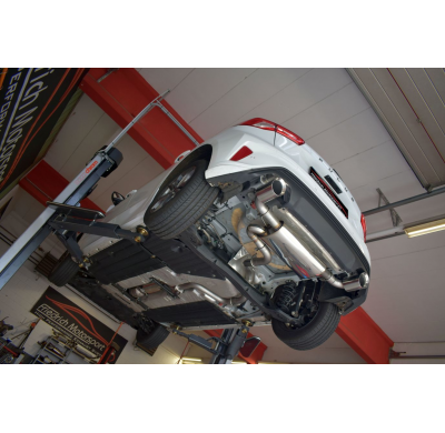 Sistema De Catback De 63,5 Mm Con Salida De Escape Izquierdo Y Derecho Friedrich Ford Focus Iv 5-Puertas Deh  Desde Año: 09/2018