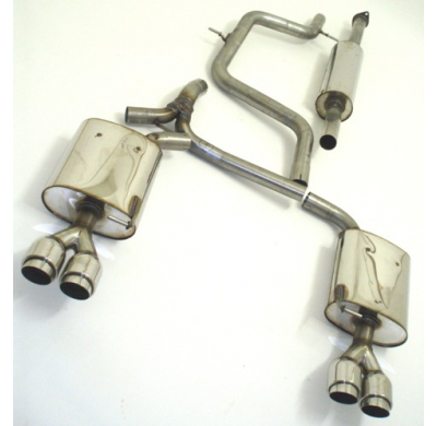 Sistema De Catback De 63,5 Mm Con Salida De Escape Izquierdo Y Derecho Friedrich Ford Mondeo (Ba7)  Año: 03/2007-11/2010 Turnier