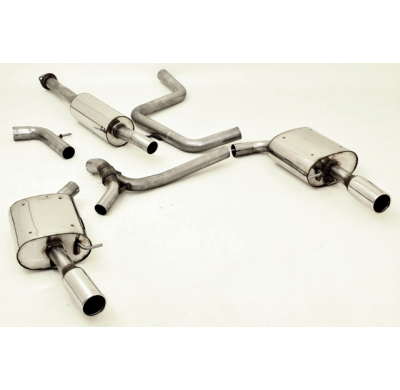 Sistema De Catback De 63,5 Mm Con Salida De Escape Izquierdo Y Derecho Friedrich Ford Mondeo (Ba7)  Año: 05/2010-08/2014 Turnier