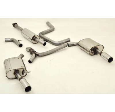 Sistema De Catback De 63,5 Mm Con Salida De Escape Izquierdo Y Derecho Friedrich Ford Mondeo (Ba7)  Año: 05/2010-08/2014 Hatchba