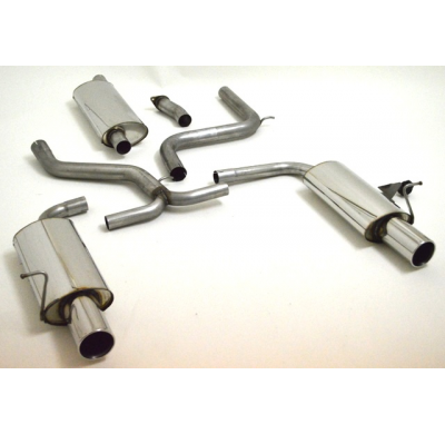 Sistema De Catback De 63,5 Mm Con Salida De Escape Izquierdo Y Derecho Friedrich Ford Mondeo (B4y/B5y)  Año: 2000-03/2007 Sedan