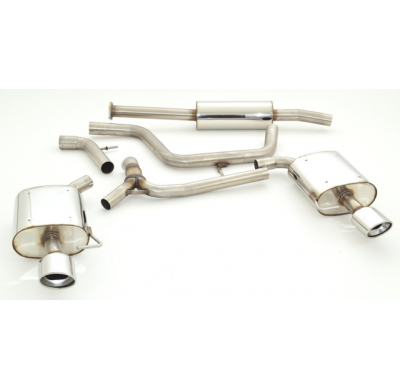 Sistema De Catback De 63,5 Mm Con Salida De Escape Izquierdo Y Derecho Friedrich Ford S-Max  Desde Año: 05/2010  2.0l Ecoboost 1