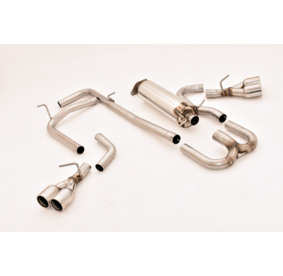 Sistema De Catback De Tubo Lateral De 63,5 Mm Con Salida De Escape Izquierdo Y Derecho Friedrich Ford Ranger 2ab (Tambien Para C