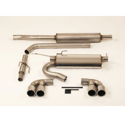 Sistema De Catback De 63,5 Mm Con Salida De Escape Izquierdo Y Derecho Friedrich Mini R56 One  Cooper / D  Desde Año: 2006  1.4l