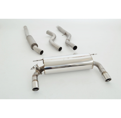 Catback-System De 76 Mm Con Salida De Escape Izquierdo Y Derecho Friedrich Bmw 3er Gt F34  Año: 06/2013-06/2016  320i/320ix 135k