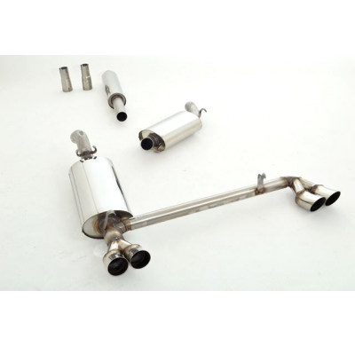 Sistema De Catback De 63,5 Mm Con Salida De Escape Izquierdo Y Derecho Friedrich Vw Golf Ii  Año: 83-92  1.3l 40kw / 1.6l 51/53/