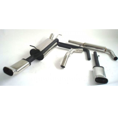 Sistema De Catback De 63,5 Mm Con Salida De Escape Izquierdo Y Derecho Friedrich Vw Golf Iv  Año: 99-2006 Variant  1.4l 16v 55kw