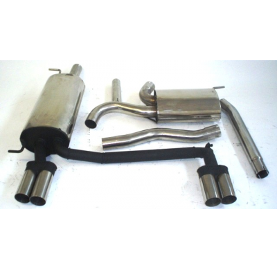 Sistema De Catback De 63,5 Mm Con Salida De Escape Izquierdo Y Derecho Friedrich Vw Passat 3bg  Año: 10/2000-2005 Sedan & Varian