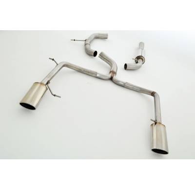 Catback-System De 76 Mm Con Salida De Escape Izquierdo Y Derecho Friedrich Vw Passat Cc  Desde Año: 2008 (2wd)  1.4l Tsi 118kw /