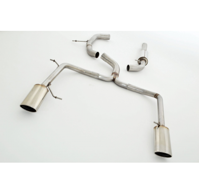 Catback-System De 76 Mm Con Salida De Escape Izquierdo Y Derecho Friedrich Vw Passat 3c B7  Desde Año: 11/2010 Variant (2wd)  1.