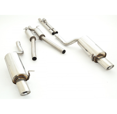 Sistema De Catback De 63,5 Mm Con Salida De Escape Izquierdo Y Derecho Friedrich Vw Passat 3bg  Año: 09/2001-08/2004 Sedan & Var