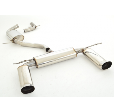 Sistema De Catback De 63,5 Mm Con Salida De Escape Izquierdo Y Derecho Friedrich Vw Touran 1t  Año: 2003-2015  1.2l Tsi 77kw / 1