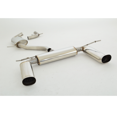 Sistema De Catback De 63,5 Mm Con Salida De Escape Izquierdo Y Derecho Friedrich Vw Touran 1t  Año: 2003-2015  1.4l Tsi 103/125k