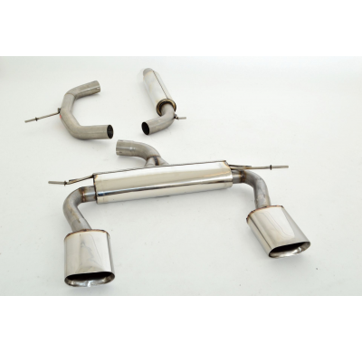 Catback-System De 76 Mm Con Salida De Escape Izquierdo Y Derecho Friedrich Vw Eos  Desde Año: 2006 2wd  1.4l Tsi 90/118kw / 2.0l