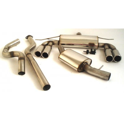 Sistema De Catback De 63,5 Mm Con Salida De Escape Izquierdo Y Derecho Friedrich Vw Tiguan 2wd  Año: 2007-01/2016  1.4l Tsi 90/1