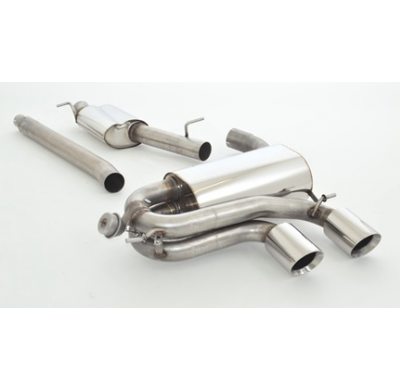 Sistema De Catback De 76 Mm W. Tubo De Escape Izquierdo Y Derecho Con Control De Solapa Friedrich Vw Golf Vi R Awd  Desde Año: 2