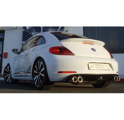 Sistema De Catback De 63,5 Mm Con Salida De Escape Izquierdo Y Derecho Friedrich Vw Beetle 5c  Año: 06/2011-05/2013  2.0l Tsi 14