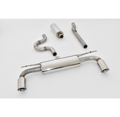 Sistema De Catback De 63,5 Mm Con Salida De Escape Izquierdo Y Derecho Friedrich Vw Golf Vii Gte  Año: 08/2014-02/2017 2wd  1.4l