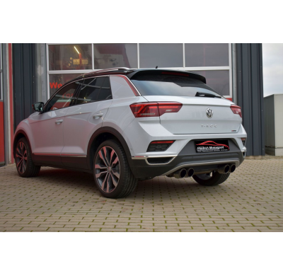 Catback-System De 76 Mm Con Salida De Escape Izquierdo Y Derecho Friedrich Vw T-Roc 4motion  Año: 11/2017-08/2018  2.0l Tsi 140k