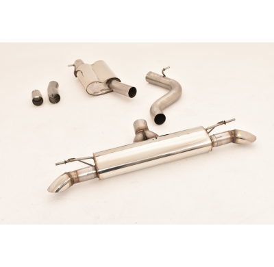 Catback-System De 76 Mm Con Salida De Escape Izquierdo Y Derecho Friedrich Vw T-Roc 4motion  Año: 11/2017-08/2018  2.0l Tsi 140k