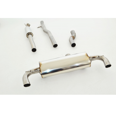 Catback-System De 76 Mm Con Salida De Escape Izquierdo Y Derecho Friedrich Mercedes W176 A-Klasse  Desde Año: 09/2015 A220 4mati