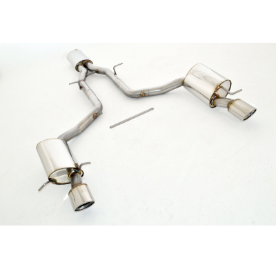 Sistema De Catback De 63,5 Mm Con Salida De Escape Izquierdo Y Derecho Friedrich Mercedes C/S/W204 C-Klasse Coupe, Sedan & T-Mod