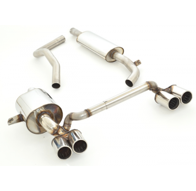 Sistema De Catback De 63,5 Mm Con Salida De Escape Izquierdo Y Derecho Friedrich Renault Megane Iii (Typ Z) Coupe  5-Puertas Inc