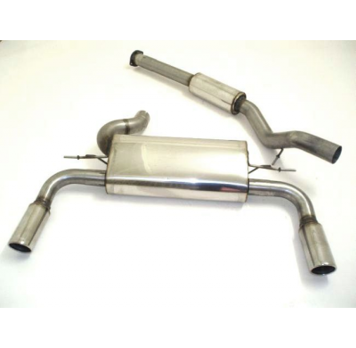 Sistema De Catback De 63,5 Mm Con Salida De Escape Izquierdo Y Derecho Friedrich Volvo S40 Ii /V50  Desde Año: 2004  2.4l D5 132