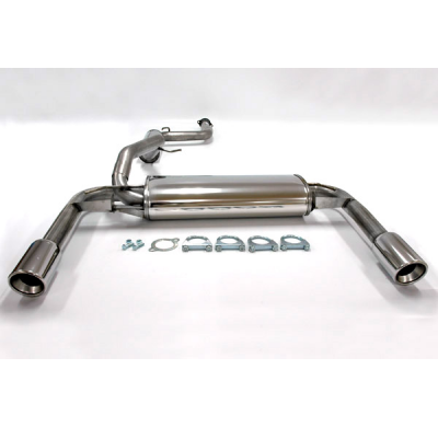 Sistema De Catback De 63,5 Mm Con Salida De Escape Izquierdo Y Derecho Friedrich Volvo C70 T5  Desde Año: 2006  2.5l 20v Turbo (