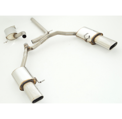 Sistema De Catback De 63,5 Mm Con Salida De Escape Izquierdo Y Derecho Friedrich Skoda Octavia 1z  Desde Año: 2004 Sedan & Combi