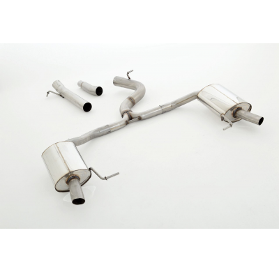 Catback-System De 76 Mm Con Salida De Escape Izquierdo Y Derecho Friedrich Skoda Octavia Rs 5e  Desde Año: 2015 (Incluido Faceli