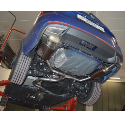 Catback-System De 76 Mm Con Salida De Escape Izquierdo Y Derecho Friedrich Skoda Octavia Rs 5e  Desde Año: 2013 (Incluido Faceli