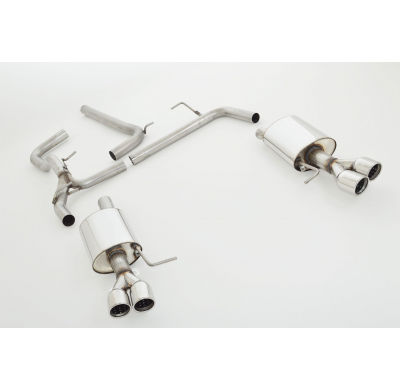 Sistema De Catback De 63,5 Mm Con Salida De Escape Izquierdo Y Derecho Friedrich Skoda Octavia 5e  Desde Año: 2012 (Incluido Fac