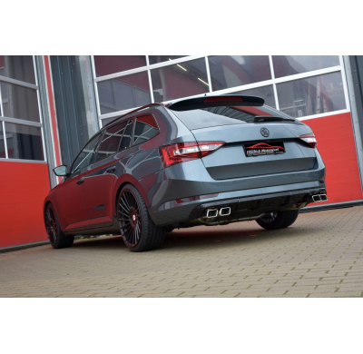 Catback-System De 76 Mm Con Salida De Escape Izquierdo Y Derecho Friedrich Skoda Superb 3v (3t)  Desde Año: 11/2018 Sedan & Comb