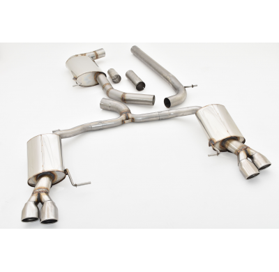 Catback-System De 76 Mm Con Salida De Escape Izquierdo Y Derecho Friedrich Skoda Superb 3v (3t)  Año: 03/2015-06/2018 Sedan & Co