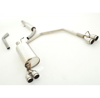 Sistema De Catback De 63,5 Mm Con Salida De Escape Izquierdo Y Derecho Friedrich Seat Leon 1m  Año: 2000-2005  1.4l 16v 55kw / 1