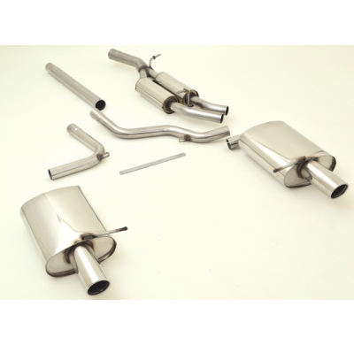 Sistema De Catback De 63,5 Mm Con Salida De Escape Izquierdo Y Derecho Friedrich Seat Exeo (3r) 2wd  Desde Año: 2009 Sedan & St